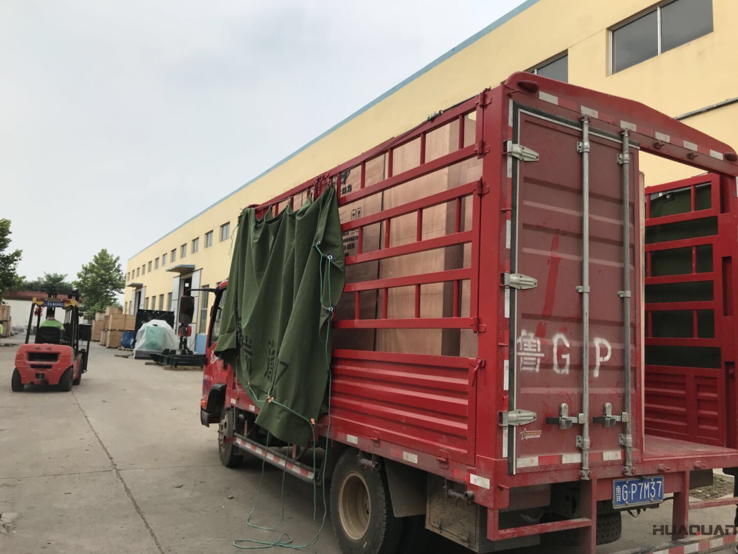 發貨了！一臺HQ500GF自動化發型柴油發電機組于7月21號發往遼寧